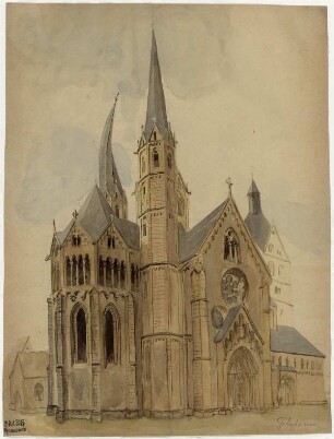 Marienkirche zu Gelnhausen, Kirche von Nordosten