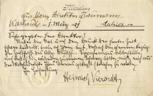 Postkartensammlung Weis mit Ansichten Karlsruhes. Heinrich Vierordt
