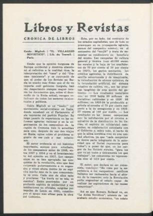 Libros y Revistas