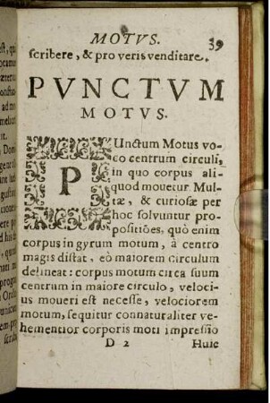 Punctum Motus.