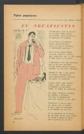 El aguafiestas : Tipos populares