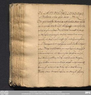 De Lapidis Philosophici Materia sine qua non.