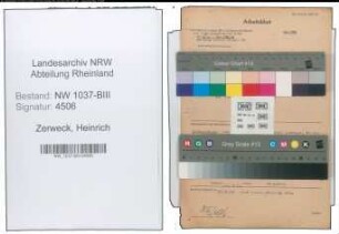 Entnazifizierung Heinrich Zerweck , geb. 02.12.1901 (Landwirt)