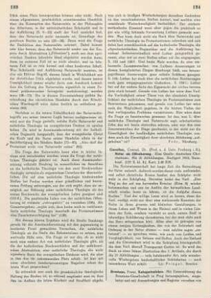 124-125 [Rezension] Brentano, Franz, Kategorienlehre