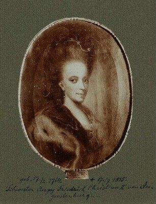 Bildnis von Luise (1764-1815) Prinzessin von Schleswig-Holstein-Sonderburg-Augustenburg