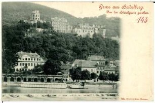 Heidelberg von der Hirschgasse gesehen