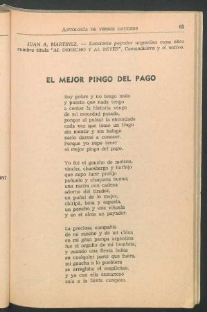 El mejor pingo del pago