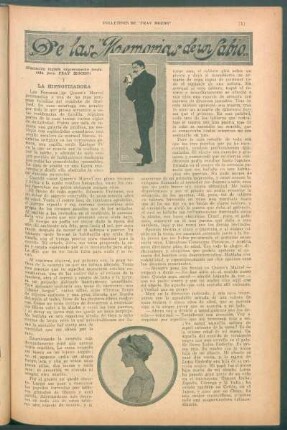 De las memorias de un Sabio : Folletines de "Fray Mocho"