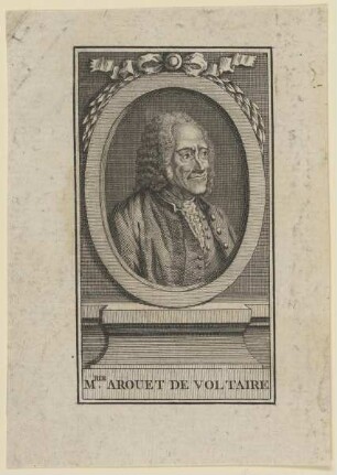 Bildnis des Arouet de Voltaire