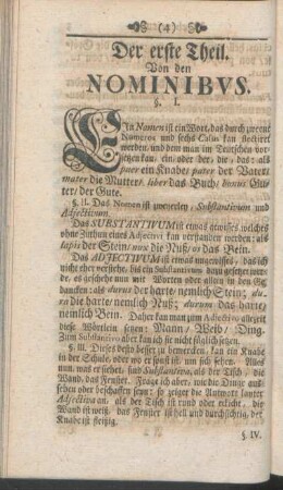 Der erste Theil. Von den Nominibvs.