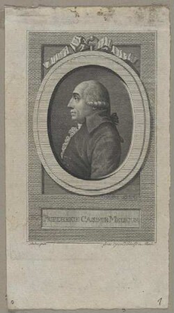 Bildnis des Friederich Casimir Medicus