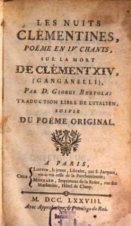 Les Nuits Clémentines