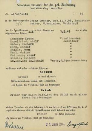Dreher, Georg