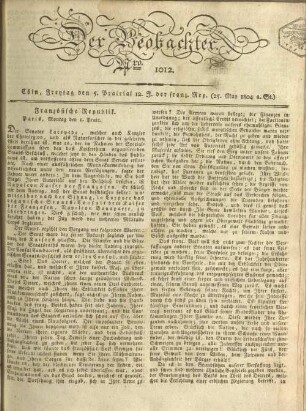 L' observateur. 1800-1810