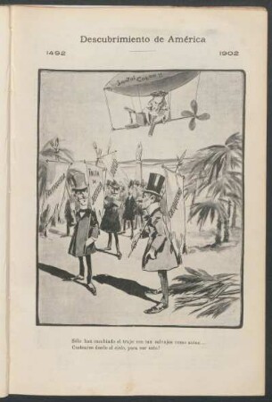 Descubrimiento de América, 1492-1902 - [Caricatura]
