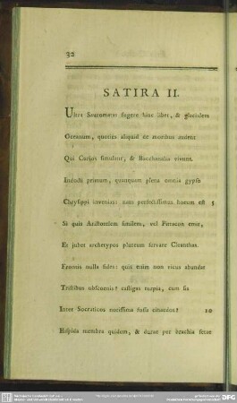 Satira II.