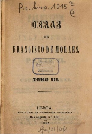 Obras, Tomo III