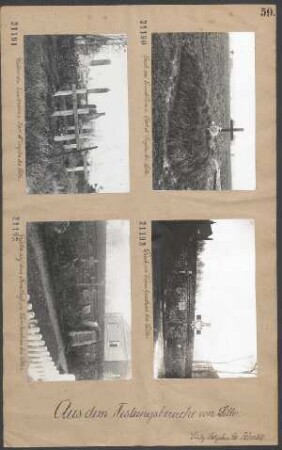 Gräber zwischen Ennetieres und Fort de Englos bei Lille