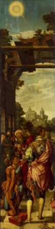Anbetung der Könige (Bruchstück: König und Begleitung)