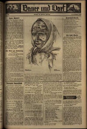 Dritte Ausgabe vom Samstag, den 03. Oktober 1936.