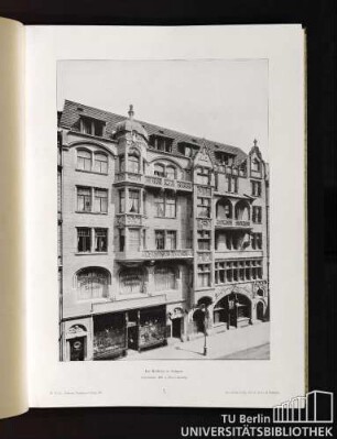 7. Der Reichshof in Stuttgart. Architekten: Bihl & Woltz daselbst.
