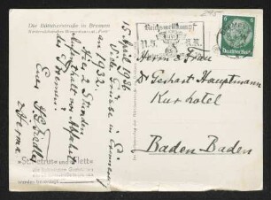Brief von Hermann Georg Fiedler und Herma Fiedler an Gerhart Hauptmann und Margarete Hauptmann