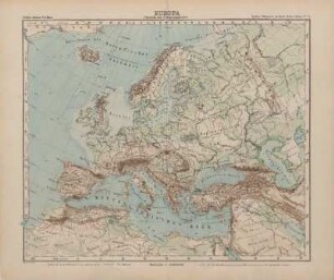 Europa Übersicht der Bodenverhältnisse