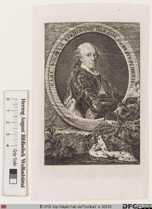 Bildnis Carl Wilhelm Ferdinand, Herzog von Braunschweig-Lüneburg (reg. 1780-1806)