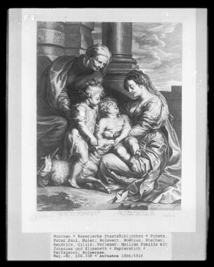 Heilige Familie mit Johannes und Elisabeth