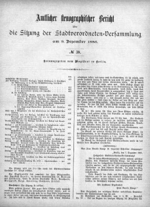 No 38, 9. Dezember 1886