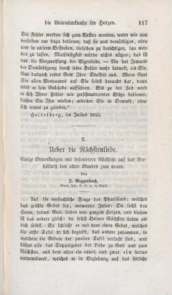 117-136 Ueber die Nächstenliebe