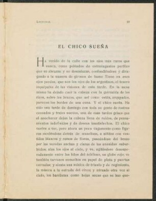 El chico sueña