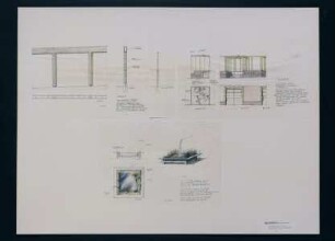 Wettbewerb Kunst am Bau: Studentenzentrum a. d. Lahnbergen Philipps-Universität Marburg — Details der Aula