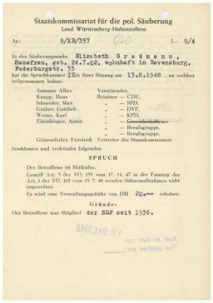 Gradmann, Elisabeth