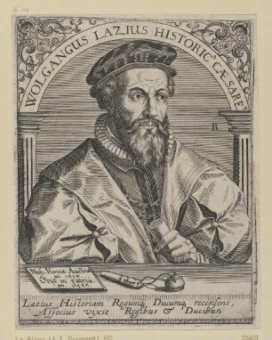 Bildnis des Wolfgangus Lazius