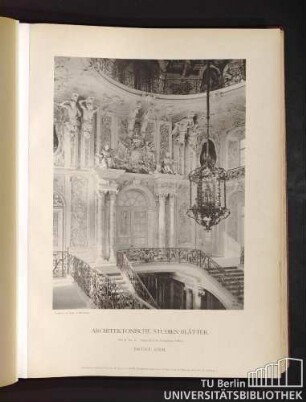 Serie I. No. 11. Treppenhaus im Königlichen Schloss. Brühl A./Rh.