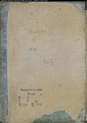 Zivilstandsregister von Stadtlohn (Aufgebote 1812). (Gemeinde: Stadtlohn, Kreis Ahaus)