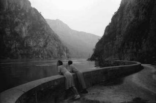 Moldova Veche [Altmoldowa, Banat]: Kazanpass, engste Stelle = 165 m