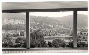 Wohnhaus Dr. R., Heidelberg: Blick aus dem Fenster des Esszimmers