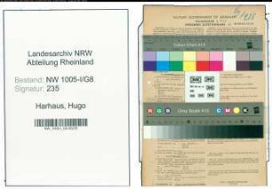 Entnazifizierung Hugo Harhaus , geb. 23.04.1891 (Oberschullehrer)