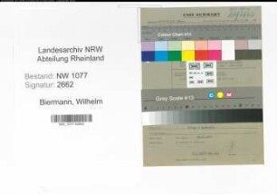 Entnazifizierung Wilhelm Biermann , geb. 00.00.0000 (Feuerwehrmann)