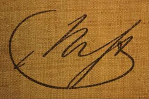 Steinthal, Max / Autogramm