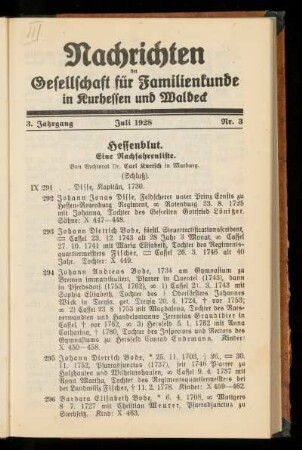 3. Jahrgang, Nr. 3, Juli 1928