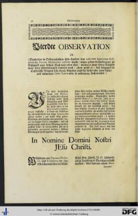 Vierdte Observation.