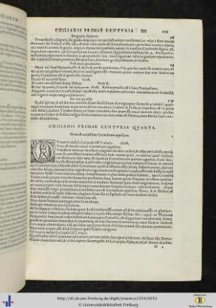 Proverbiorum chiliadis primae centuria IV.