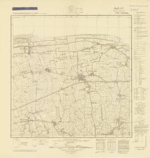2310 (alte Nr.: 918) Dornum, Topographische Karte 1:25000 (4cm - Karte)