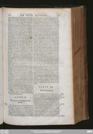 Caput X. De cognatis & pugnantibus vitae aeternae.