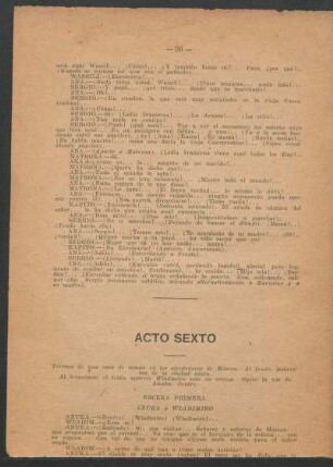 Acto sexto