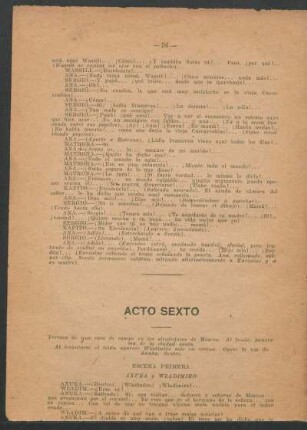 Acto sexto