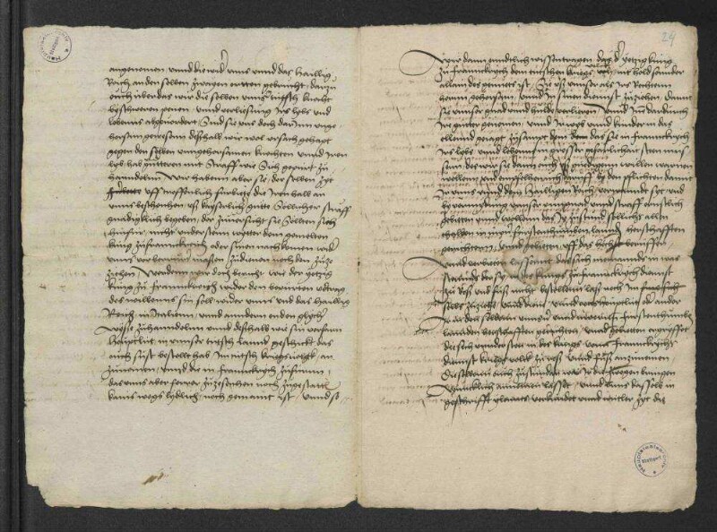 Abschrift eines Mandats Kaiser Maximilians I., das allen Untertanen des Reichs verbietet, in den Kriegsdienst König [Franz I.] von Frankreich zu treten, vom 11. Mai 1515 (11)